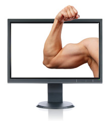 Biceps and monitor