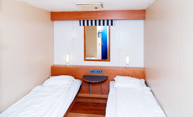 Fototapeta na wymiar Small Cabin Room