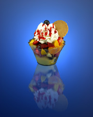 Fruchtbecher zum Mitnehmen