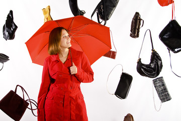 Wenn es Handtaschen regnet