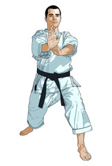 Karaté illustration