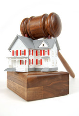 House on an auction block