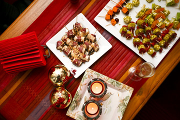 Apéritif et bougies