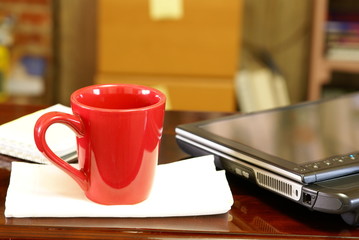 Tablet PC and Coffee