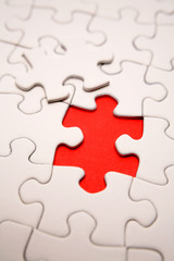 Obraz premium Missing piece of puzzle