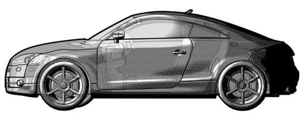 Car schematic illustration