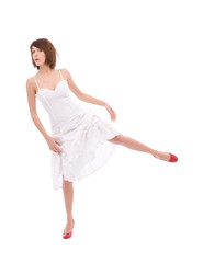 Naklejka premium portret mody