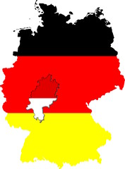 Hessen auf Deutschland
