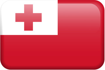 Tonga Flag Button