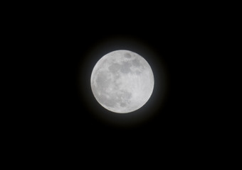 Fototapeta na wymiar The Moon in the sky
