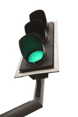 British Traffic light on Green