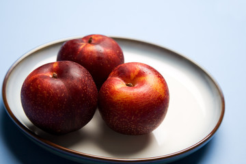 Red plums