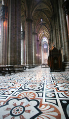 Obraz premium Cathedral Domo Inside view