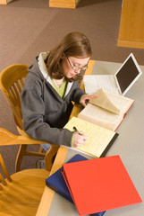 studying