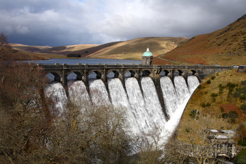 Craig Goch reservoir,  Elan Valley, Wales.