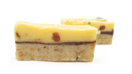 Fancy cakes isolated on wjite background
