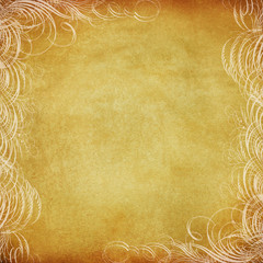 vintage grungy paper with white swirls