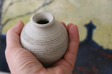 Ceramics. The first experience.