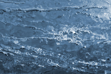 Plakat Niebieski lód tekstury