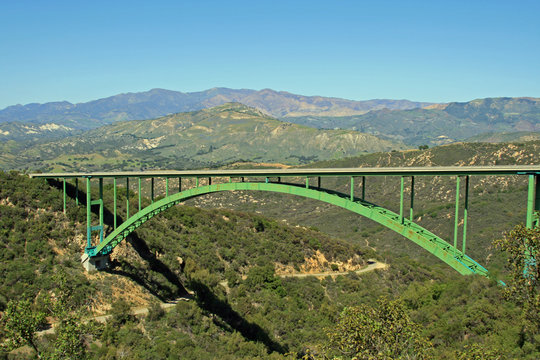 Cold Spring Arch Bridge in California