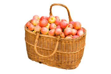 basket with apples