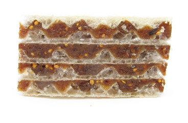 Fancz cake isolated on white background