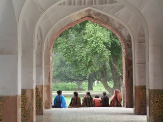 muslim women sitting
