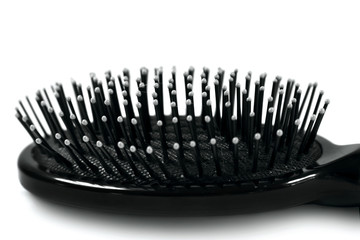 Black hairbrush