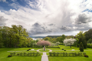 Park with Dramatic Sky