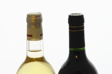 white and red wine