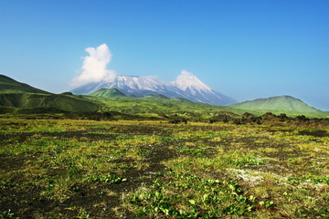 Volcano on Kamchatka
