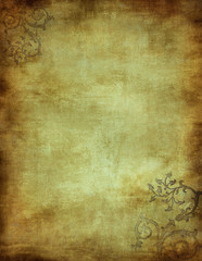 grunge floral background with space for text or image