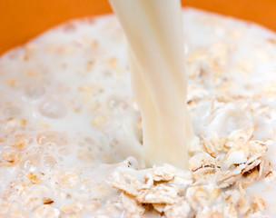Milk and oats