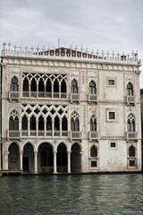 Fototapeta na wymiar venitian palace of the grand canal