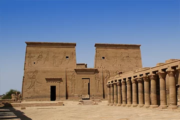 Fototapete Rund Temple de Philae © L.Bouvier