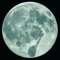 pas d'homme sur la lune