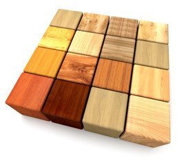 Cube Wood 002