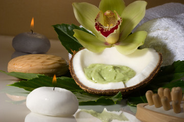 Tropical spa set