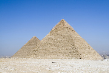 Fototapeta na wymiar Two pyramids