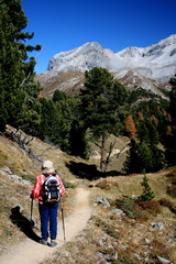Fototapeta premium Val Müstair Höhenweg
