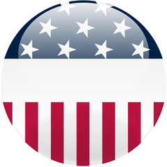 United States Round Button - 6964637