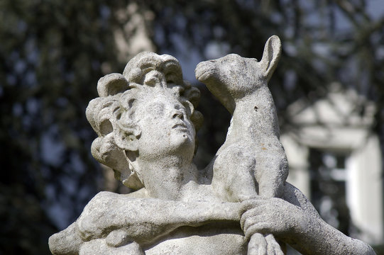enfant et brebie