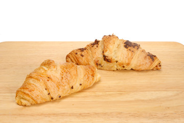 Two croissants