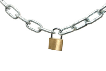 Vorhängeschloss mit Kette