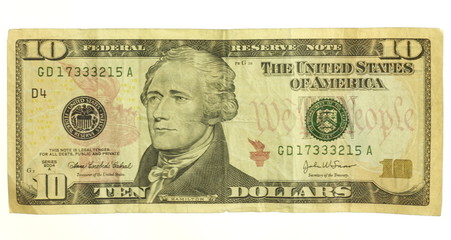 U. S. Ten Dollar Bill