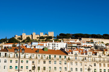 Fototapeta na wymiar Castelo de Sao Jorge
