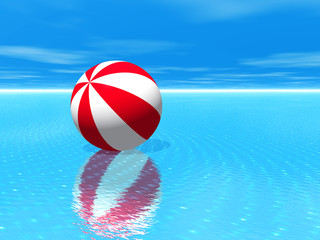 Beach Ball Water