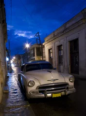 Papier Peint photo Voitures anciennes cubaines auto