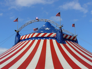 American circus tent