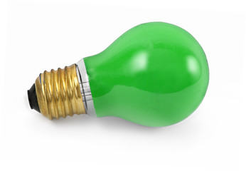 light bulb on white #2